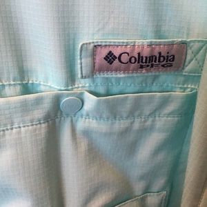 Men’s Columbia Mint Green Polo